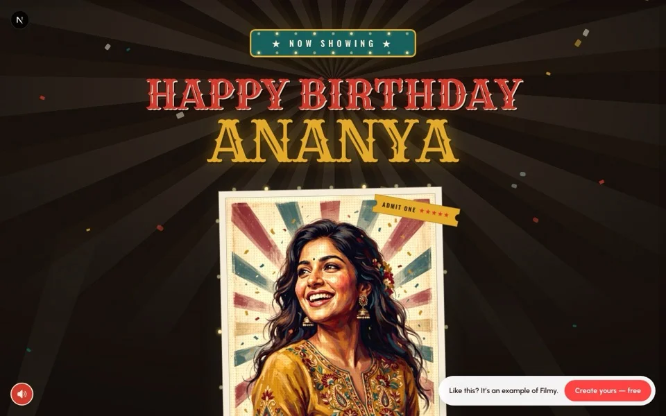 Filmy template design