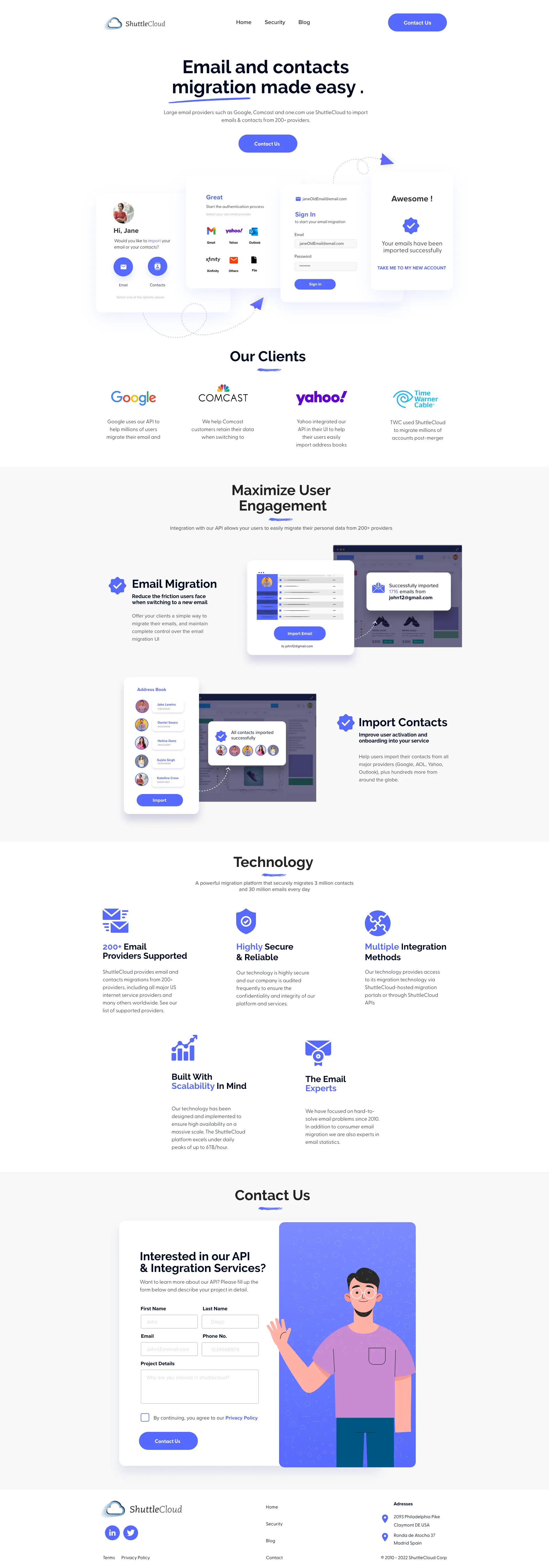 website design