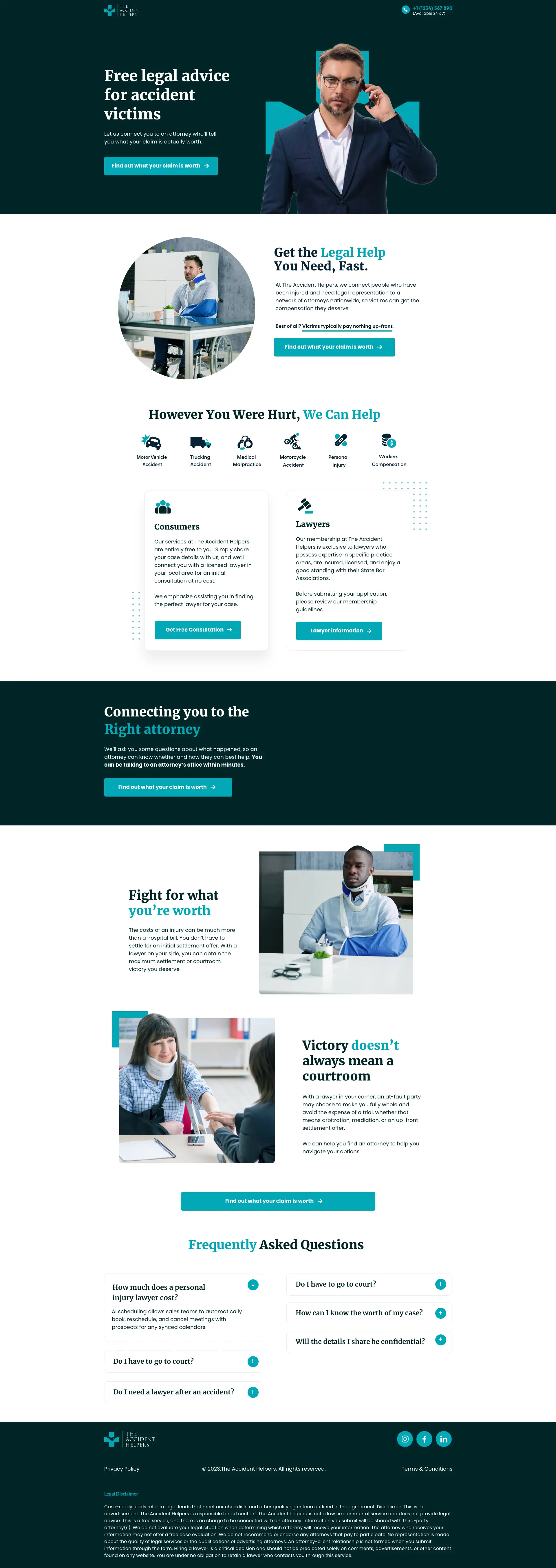 lawyer website design