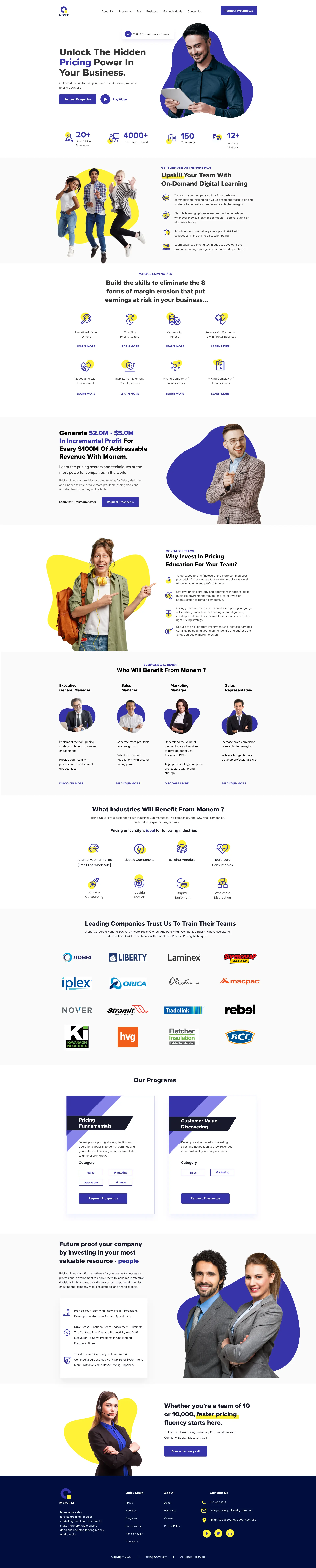 University web design